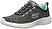 Skechers Sport Women's Burst Equinox Fashion Sneaker,Black/Turquoise,8 M US