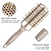 BANGMENG Round Barrel Anti-Static Hair Brush | Nano Thermal Ceramic Ionic Tech | Protect Hair, Enhance Texture, For Curling & Drying (2inch)