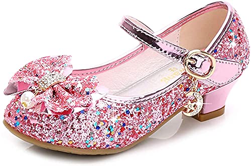 Walofou Girls Dress Shoes Heels
