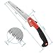 SHINE HAI Hand Saw, Folding Pruning Saw with Rugged 7'' Blades, All Purpose, Best for Tree Pruning, Camping, Hunting, Toolbox and Daily Use with Non-slip Ergonomics Handle camping Saws