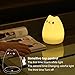 Excelvan Cute Cat Table Lamp Kitty Silicon Night Light LED with Sensitive Tap Control 7 Changing LED Romantic and Warm White Modes Kids Gift for Bedroom Bar Club Lounge