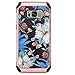 Galaxy S8 Case, BENTOBEN Shockproof Anti-Scratch 2 in 1 Hybrid Hard PC TPU Bumper Floral Pattern Chrome Protective Case for Samsung Galaxy S8 (5.8 inch), Rose Gold