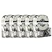 Replace Label Tape for Epson LK3WBN LC3WBN9(SS9KW), Label Tape Cartridge Compatible for Epson LabelWorks LW300 LW400 LW500 LW600P LW700 Black on White 3/8 Inch X 26.2 Feet(9mm x 8M),5 Pack