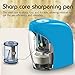 SanSiDo Electric Pencil Sharpener, Small and Portable Pencil Sharpener for NO.2 Pencils and Colored Pencils, Auto Feature and Durable for Classroom, Home and Office, USB Cable (Blue)