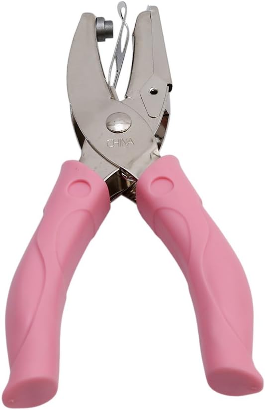 Heart hole VWH Single Hole Punch One Hole Chrome Metal Perforator DIY