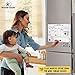 HomeN'Stars Magnetic Weekly Calendar Whiteboard / Multi Purpose Planner for Fridge / Week White Board for Refrigerator 16” x 12” Bonus 10 Magnetic Icons and 2 Markers
