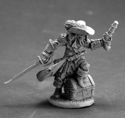 Reaper Captain Razig, Undead Pirate 03615 Miniatures