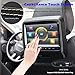 Touchscreen Headrest DVD Player for Car With Leather Cover USB SD 9 inch Screen Support IR Wireless Headphones HD 1080P Black Pack of 2