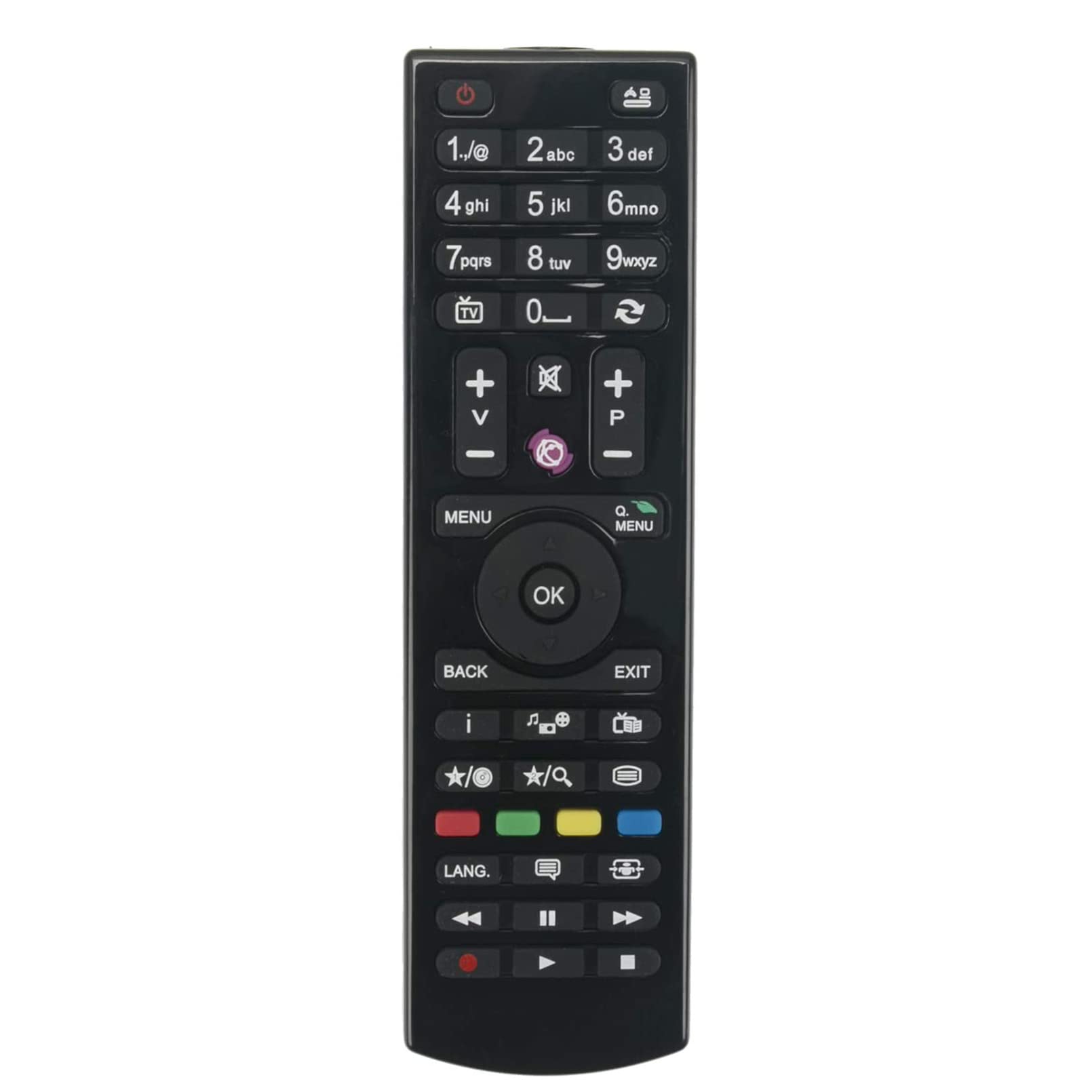 AULCMEET RC4849 RC4870 RC4875 Replacement Remote Control fit for JVC JMB Digihome Polaroid Vestel Finlux TELEFUNKEN TVs DLED48272FHD LCD329083DFHD CEL-32HDRB16/1 CEL-22FHDDB-16/1 DLED32167HD