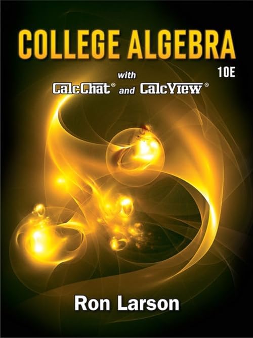 College Algebra: Larson, Ron: 9780357454091: Amazon.com: Books