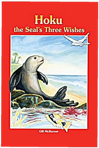 Hawaiian Hoku the Seal's Three Wishes Book &amp; Stuffed Monk Seal Toy Gift Set