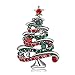Bluelans Multicolor Rhinestone Christmas Tree Brooch Pin Women's Breastpin Jewelry Gift (Silver)