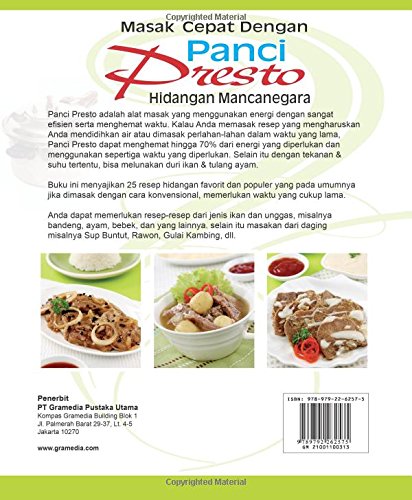 Masak Cepat Dengan Panci Presto Hidangan Mancanegara Indonesian Edition Erwin Lilly T 9789792262575 Amazon Com Books