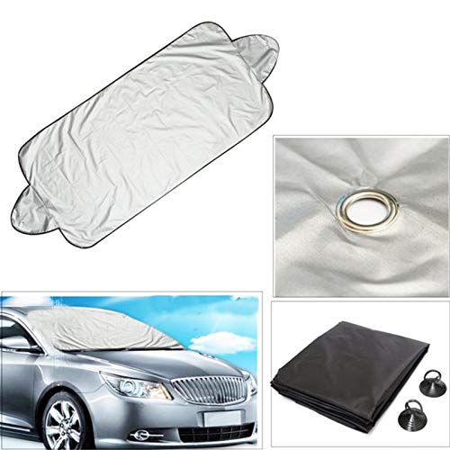 GYMNASTIKA 200x70cm autoruit voorruit waterdichte zonnescherm sneeuwvorst cover protector, opvouwbare voorruit… - Afbeelding 6