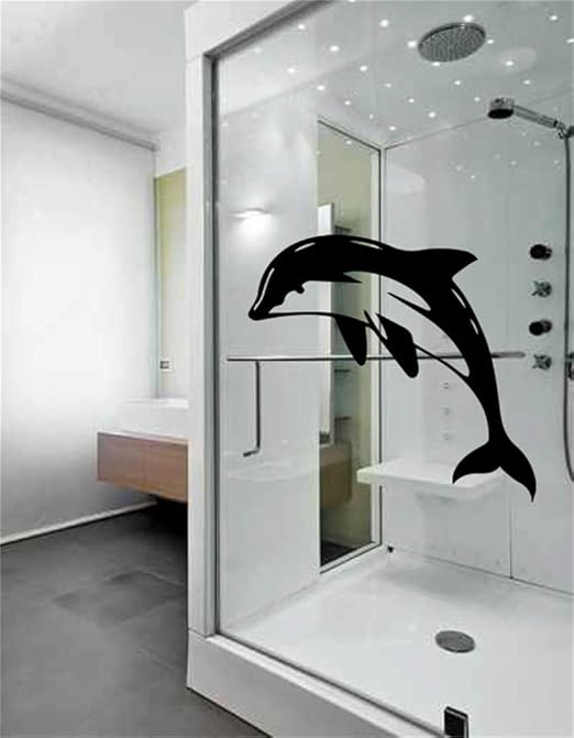 Wandaufkleber Sterne Grau Rosa Wandaufkleber Gold Badezimmer Aufkleber Orca Killerwal Vinyl Duschtur Amazon De Baumarkt