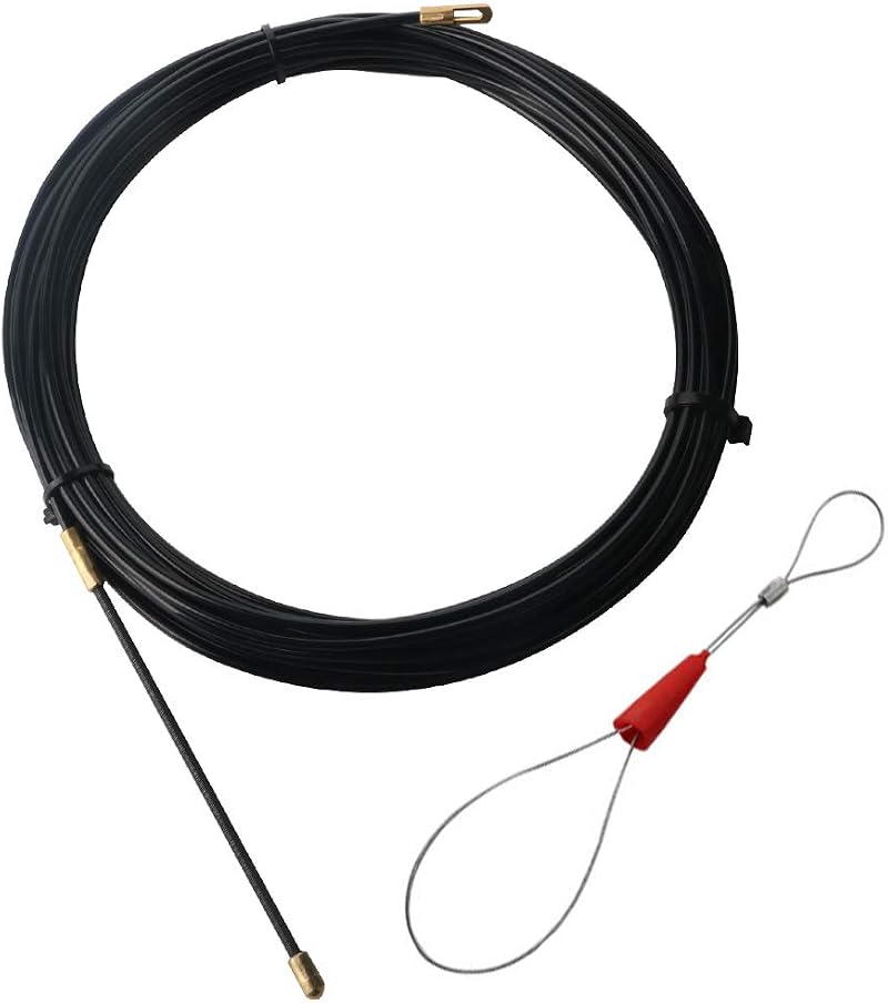 RUNCCI-YUN 10M Fish Tape Electrician Wire Threader Cable Puller 3mm Nylon
