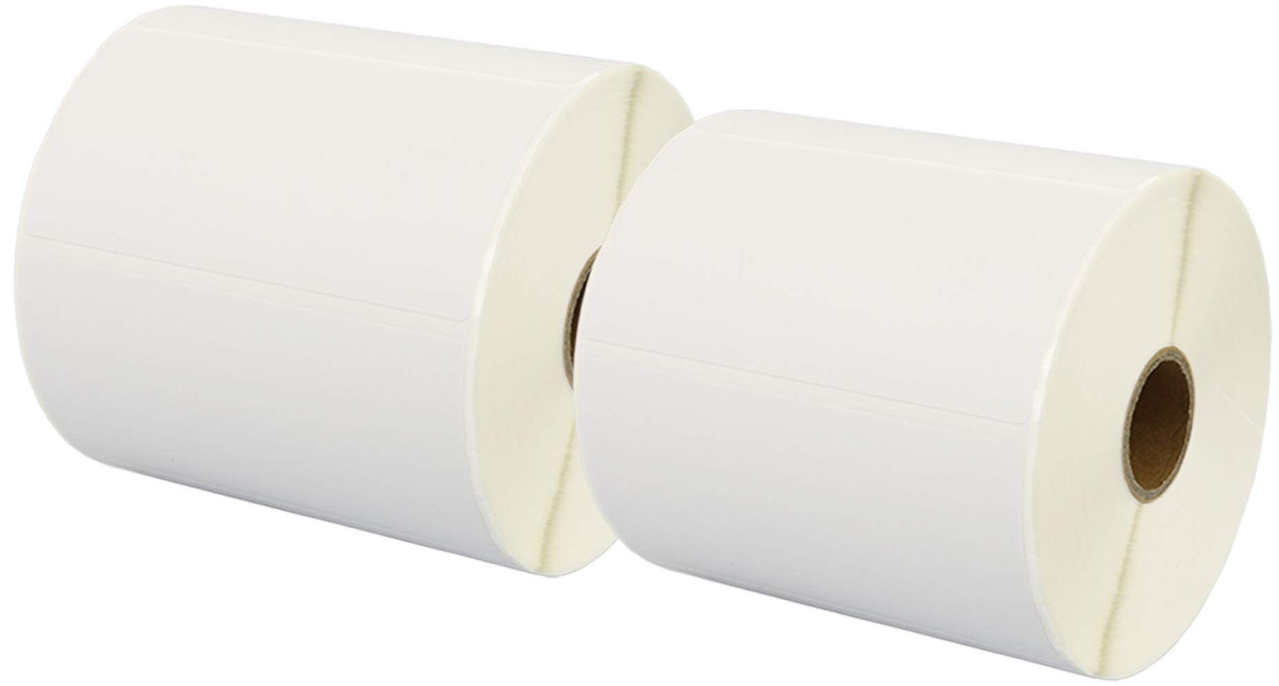 2 Compatible Rolls 100mm x 50mm White Direct Thermal Labels for Zebra GK420d GK420t GC420d GX420d GX420t GC420t GX430t GT800 LP2844 TLP 2844 Citizen CL-S521 CL-S621 CL-S631 (1000 Labels per Roll)