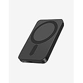 Miady Mini MagSafe-Compatible Portable Charger, 5000mAh 5W Compact Magnetic Power Bank for iPhone 16/15/14/13/12, 12W USB-C Charging Battery Pack
