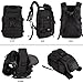 IDOGEAR 40L Tactical Backpack Molle Assault Pack 900D Nylon Water Resistant Shoulder Bag Travelling Airsoft Backpacks (B: Black)