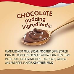 Super Snack Pack Chocolate Pudding Cups, 6 Count, 8