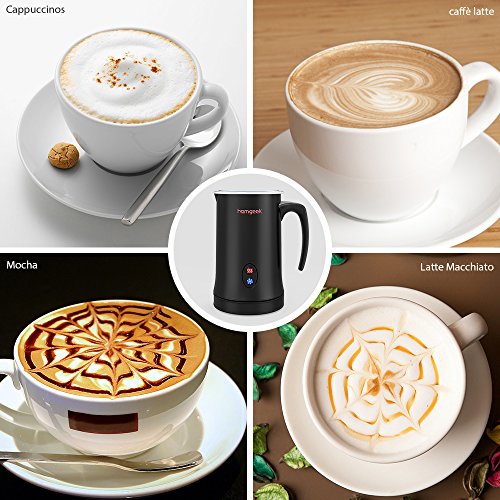 image for Electric Milk Frother, Homgeek Automatic Milk Frother & Heater with Ho