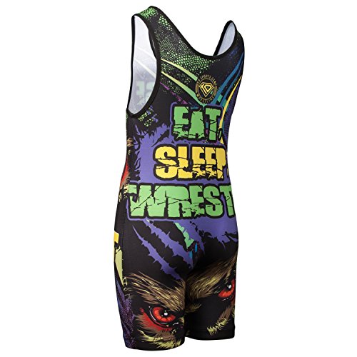 KO Sports Gear Release The Beast Wrestling Singlet (Youth XS 3045