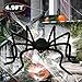 Dreampark Halloween Giant Spider Decorations, Scary Halloween Decorations Fake Large Hairy Spider Props for Outdoor Window Wall and Yard Decor (4.9FT)