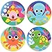 French Bull 4pc Kids Feeding Melamine Tableware Flatware BPA Free Dishwasher Safe, Durable, 4 Count (Pack of 1) Plate Set (Ocean)