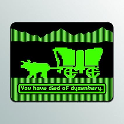 Amazon.com: You Have Died of Dysentery Oregon Trail Vinyl Decal ...