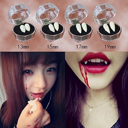 Folding Ear Klapp Ohr Halloween Zahn Vampirzahne Zombie Zahne Kleine Tiger Hosentrager Cosplay Maskerade Requisiten 4 Paar 13 Mm 15 Mm 17 Mm 19 Mm Amazon De Haustier