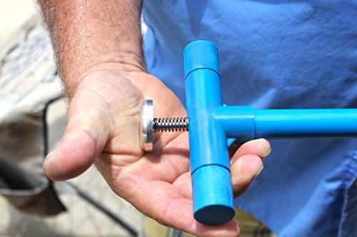 LIDZ Off Pool Skimmer Lid & Skimmer Basket Removal Tool with Release Handle Blue