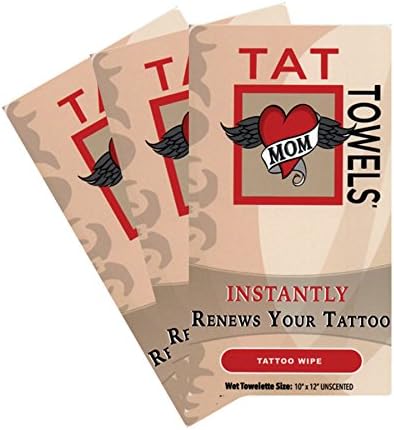 Tat Towels (New!) A Better Way to Moisturize and Enhance Your Tattoos 24 Individual Packs Per Order **On Sale**