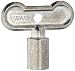 MINTCRAFT PMB-5053L Mint Craft Sillcock Key, for Use with 1/4 in Stem On Outside Water Faucets