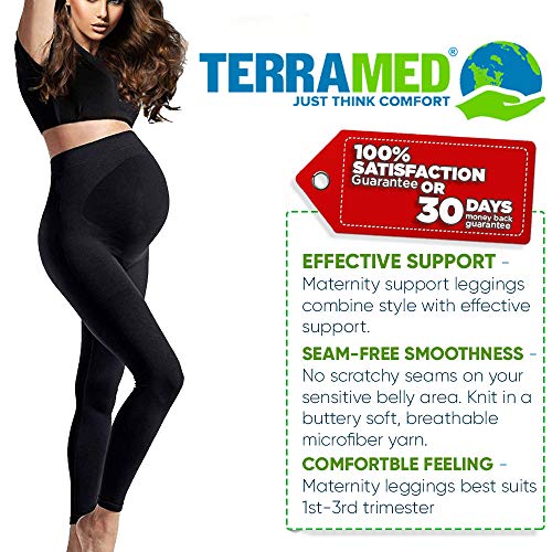 image for Terramed Just Think Comfort Terramed Maternity Leggings Active Wear Ov