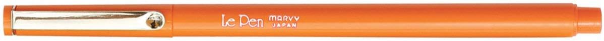 Wholesale CASE of 25 - Uchida LePen Micro Fine Plastic Point Pens-LePen Marker, Micro Fine Plastic Point, Orange