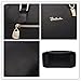 BOSTANTEN Womens Leather Handbag Tote Clutch Purse Satchel Shoulder Bag Black