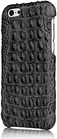 iOuBuy Crocodile Skin Luxury Leather Case for iPhone 6 4.7 Inch (Black(back part))