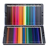 VicTsing Colored Pencil Set with Case, 72 Premium Pre-Sharpened Color Pencils for Kids Grils & Adults Coloring Books Artists Sketching - 72 Count