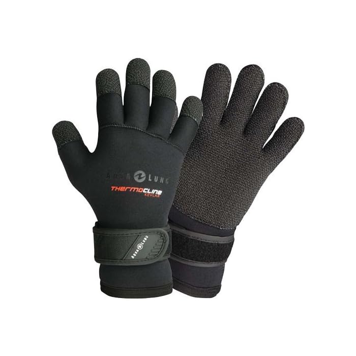 Buy AquaLung 5mm Men's Thermocline Kevlar Dive Gloves Online at