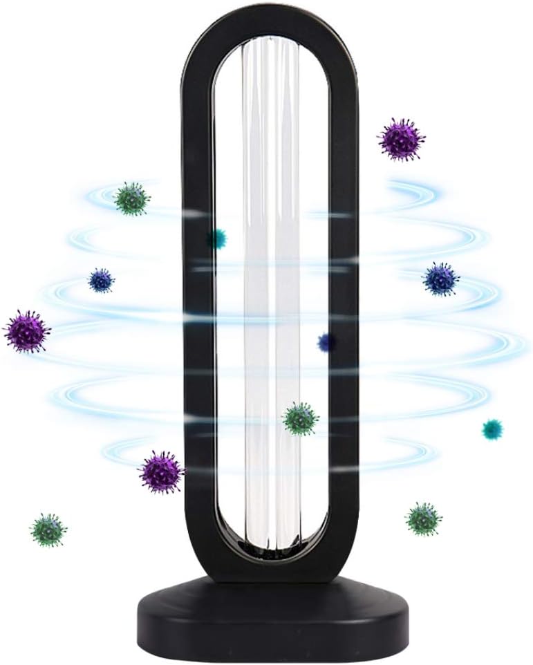 Ultraviolet Sterilization Light UV Ozone Germicidal Sterilization Lamp Home Disinfection Light Home Remove Carpet, Closet Odor, Cleans Air, 38W