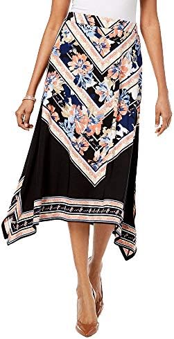 Handkerchief-Hem Maxi Skirt