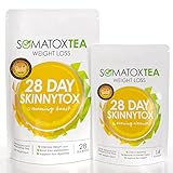 SOMATOX 28 DAY SKINNYTOX Weight Loss Tea - With Garcinia Cambogia • Premium Detox Slimming Tea • Teatox • Green Tea • Skinny Tea • Diet Herbal Tea • Burn Fat • Lose Weight ★ UK Product