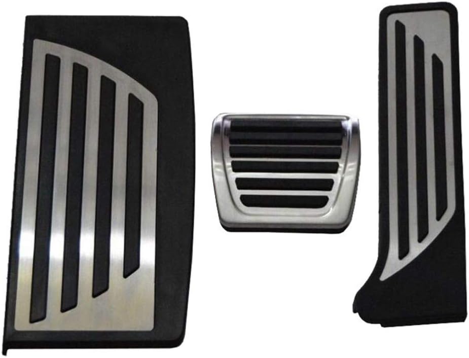 JJKTCV Stainless Steel Automotive Interior Car Gas Pedal Pad Brake Pedals Cover,for Alfa Romeo Giulia LHD 2017 2018