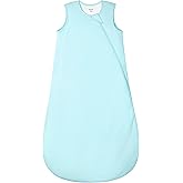 Rayon Made from Bamboo Sleep Sack 6-12 Months Ultra Soft Toddler Sleep Sack 1.0 Tog Baby Wearable Blanket Unisex Sleeping Bag for Babies Infant with 2-Way Zipper