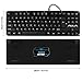 AULA Anti-ghosting 87 Keys Mechanical Gaming Keyboard with Blue Switches,USB Plug By AFUNTA -Black