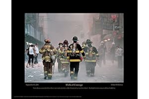 THE MCMAHAN PHOTO ARCHIVE "Walk of Courage" 9/11 Firefighter Photo 22x28 Poster Print