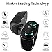True Wireless Earbuds,Bluetooth Headphones TWS Touch Control BT V4.2 Headset with Mic Charging Box Sweatproof Mini Stereo Sports Gym Running Earphones Dual In-Ear Phone Earpieces for iPhone X 7S IOS