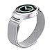 For Gear S2 SM-R720, TOOPOOT Milanese Magnetic Loop Stainless Steel Watch Band + Connector For Galaxy Gear S2 RM-720 (silver)