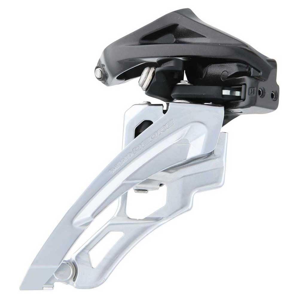 Shimano Deore M6000-H triple front derailleur, high clamp, side swing, front pull