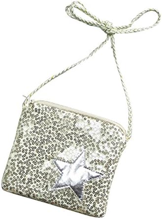 CRB Fashion Little Girls Toddler Cat Kitten Shoulder Crossbody Bag Purse (Shimmer Star)